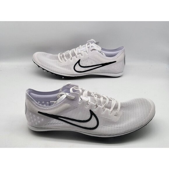 Nike Zoom Mamba 6 White Distance Track With Spikes DR2733-100 Size 10.5 - Picture 5 of 11